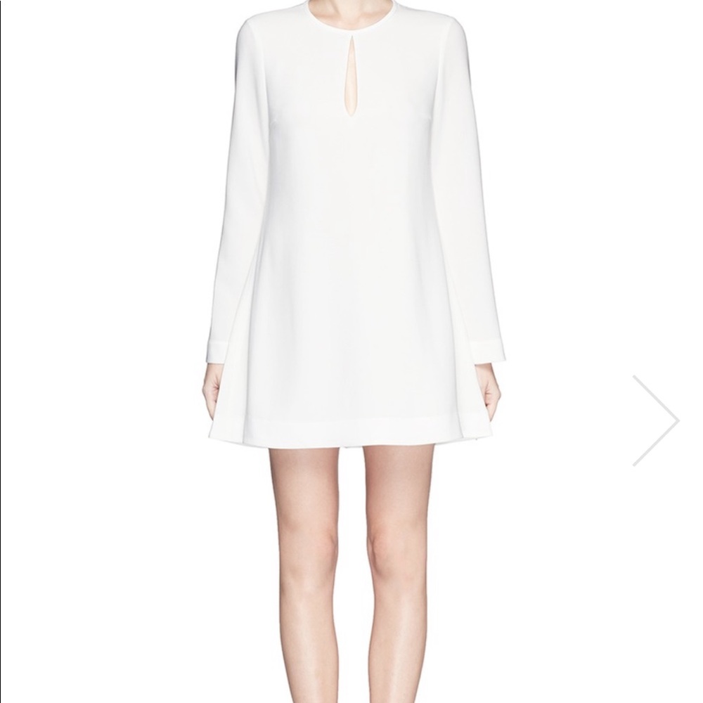 Elizabeth & James white keyhole dress